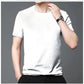 Polyester Stretchable Solid Half Sleeves Mens Round Neck T-Shirt Pack Of 5