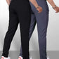 Men's Regular Fit Trackpants Pack Of 2 (Black & Grey)