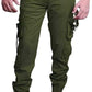 Cotton Solid Slim Fit mens Cargo