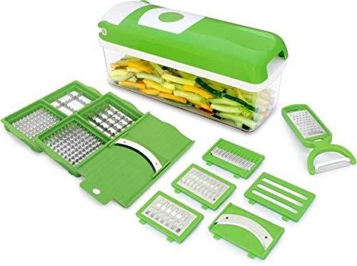 Multifunctional 12 in 1 nicer dicer chopper and drain basket