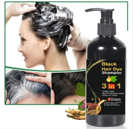 Black Herbal Hair Dye Shampoo