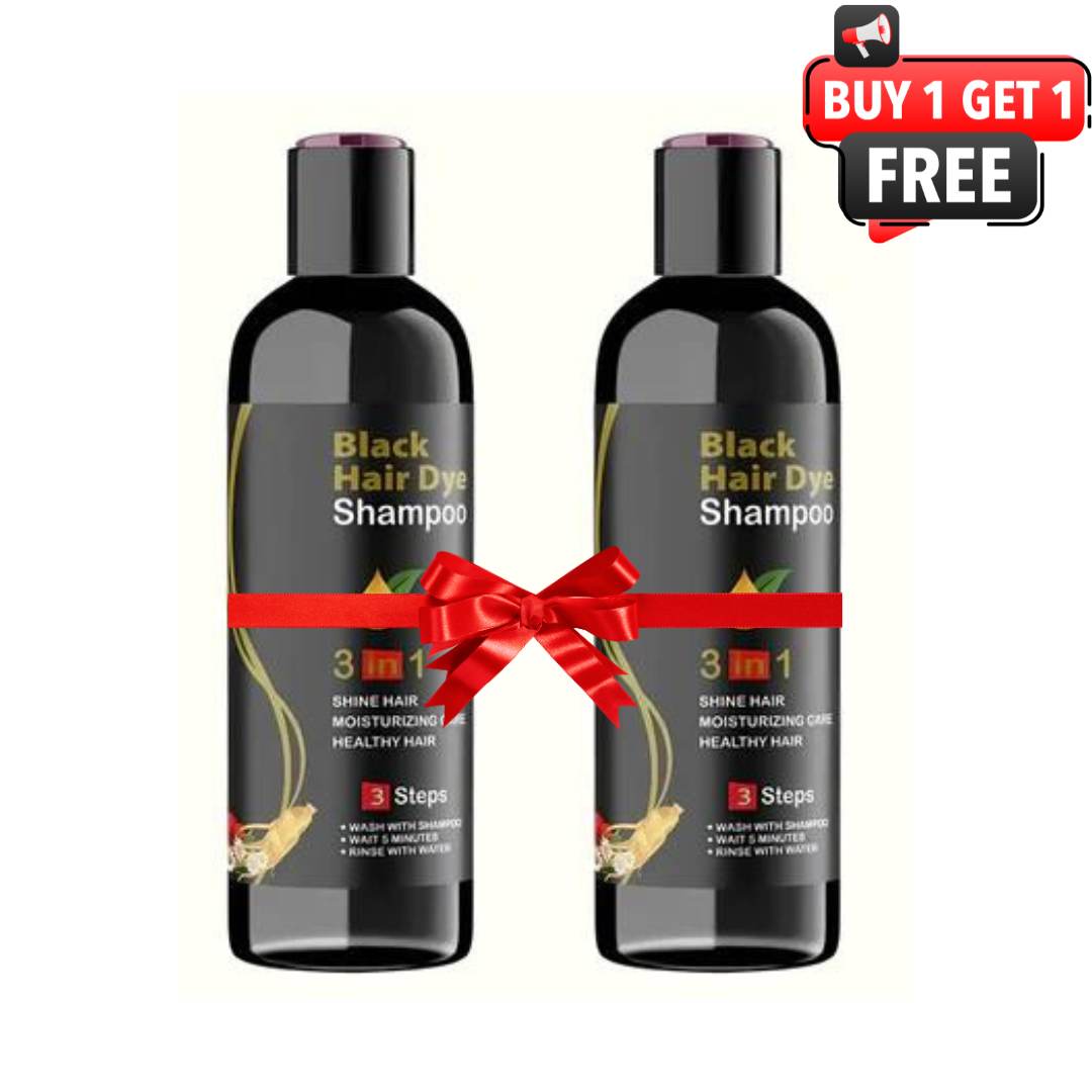 Black Herbal Hair Dye Shampoo